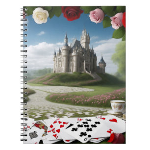 Caderno Espiral Castle Through the Wonderland Portal