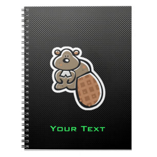 Caderno Espiral Castor bonito; Lustroso