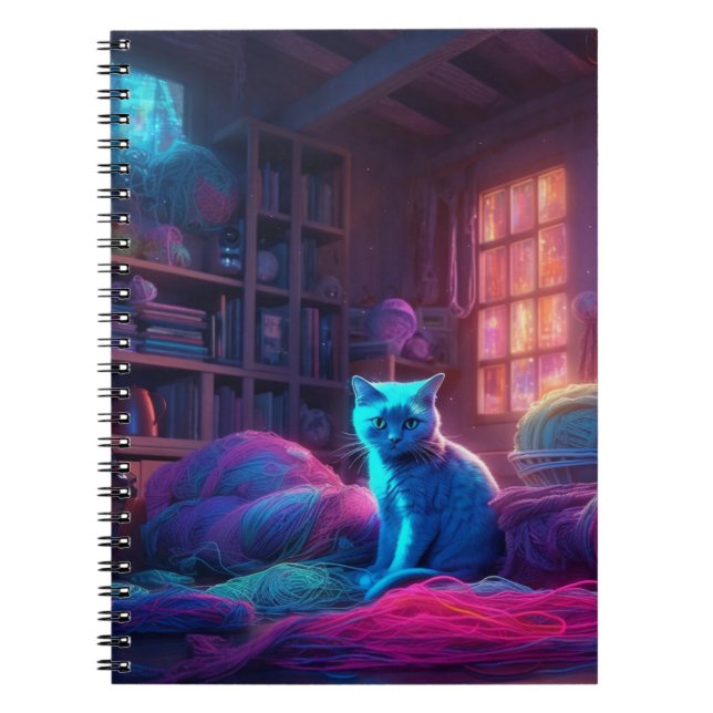 Caderno Espiral Cat Art (Frente)