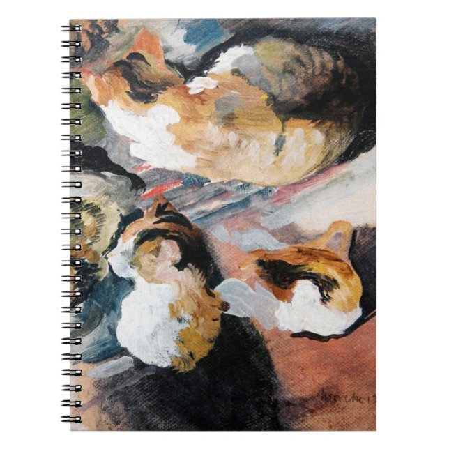 Caderno Espiral Cat, August Macke (Frente)