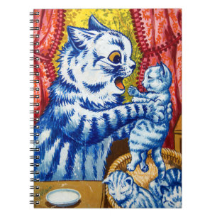 Caderno Espiral Cat e seus gatinhos