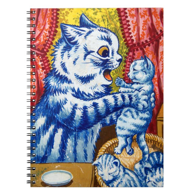 Caderno Espiral Cat e seus gatinhos (Frente)