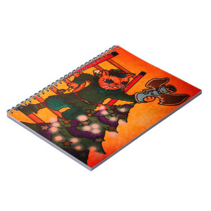 Caderno Espiral Cat. Elf de Natal