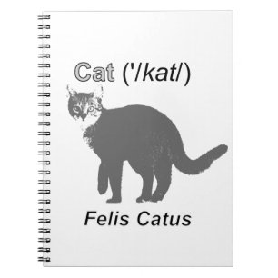 Caderno Espiral Cat Felis Catus