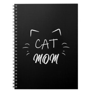 Caderno Espiral Cat Mãe Gato Dia de as mães Presente de Pet