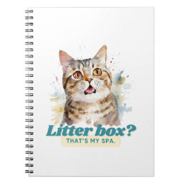 Caderno Espiral Cat Mamãe Oferece, Coisa Divertida