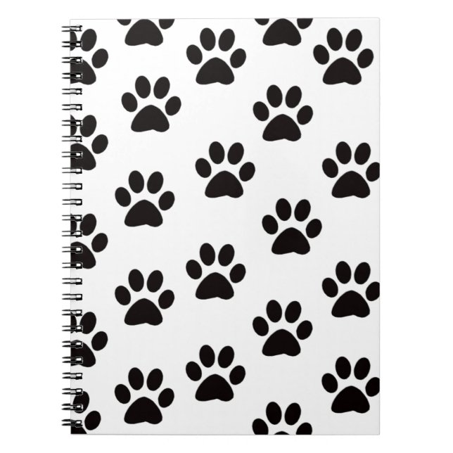 Caderno Espiral Cat Paw Imprime o Notebook (Frente)