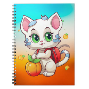 Caderno Espiral Cat Vai Para A Escola 85241