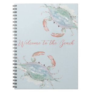Caderno Espiral Catálogo de Convidados para Aluguer de Caranguejo