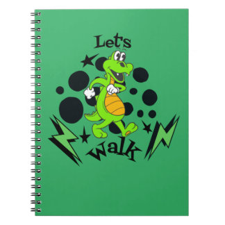 Caderno Espiral Catálogo de Notas de Caminhada do vamos