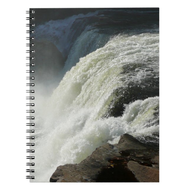 Caderno Espiral Cataratas de Ohiopyle na Pensilvânia (Frente)