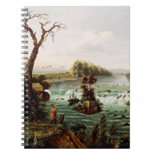 Caderno Espiral Cataratas de Saint Anthony por Henry Lewis
