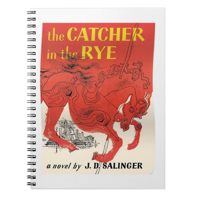 Caderno Espiral CATCHER IN RYE by J.D. SALINGER (Frente)