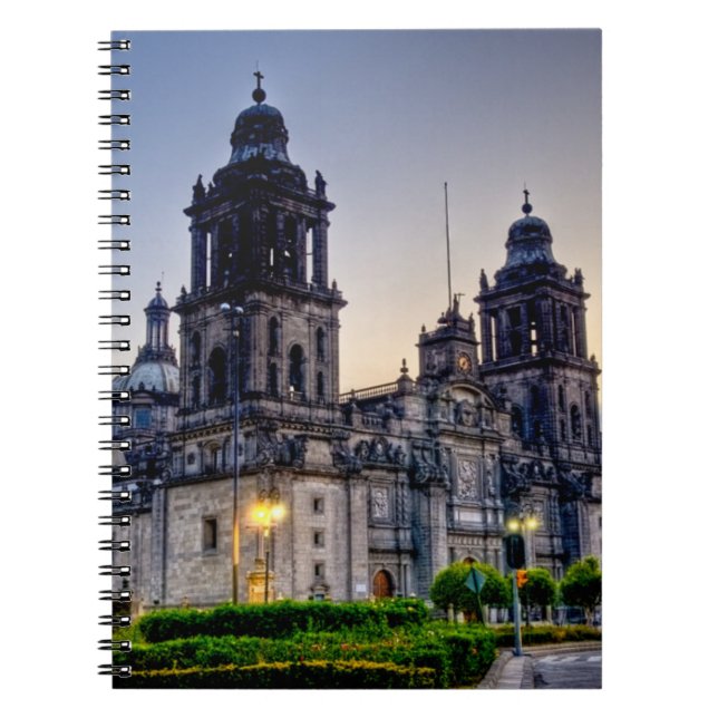 Caderno Espiral Catedral de Cidade do México (Frente)