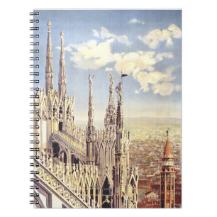 Caderno Espiral Catedral de Milão Duomo Natividade de Santa Maria