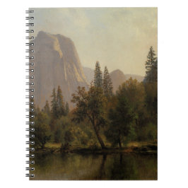 Caderno Espiral Catedral Rochas, Vale Yosemite Albert Bierstadt
