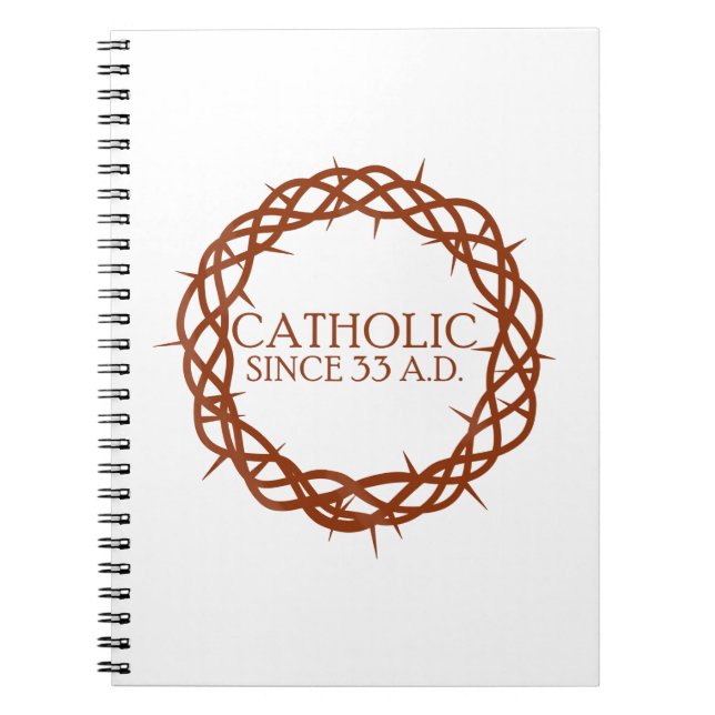 Caderno Espiral Católico desde 33 d.C. (Frente)