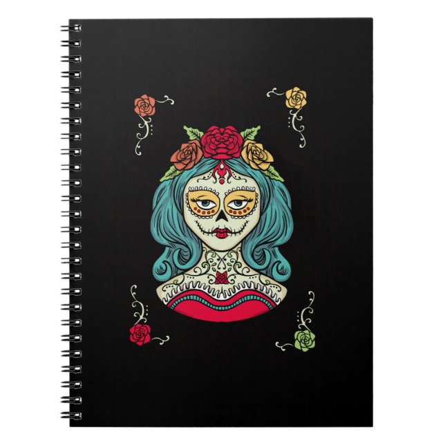 Caderno Espiral Catrina Día de Muertos Web (Frente)