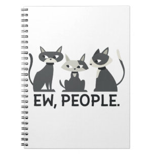 Caderno Espiral Cats,Ew,People