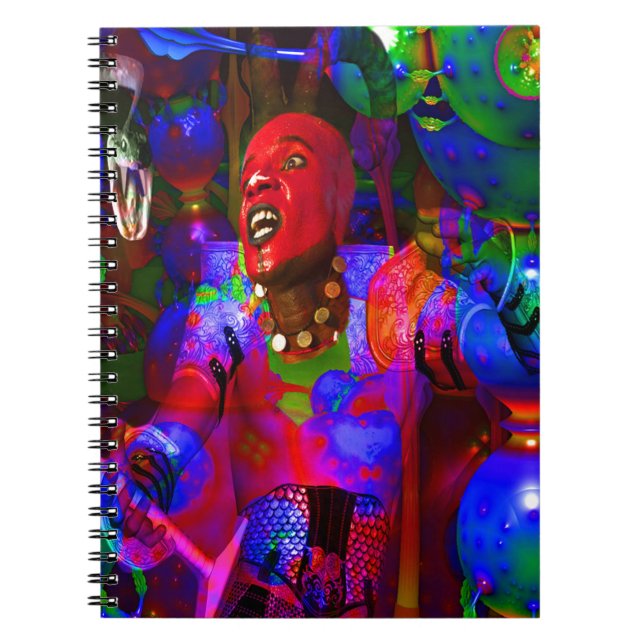 Caderno Espiral Cavaleiro Africano (Frente)