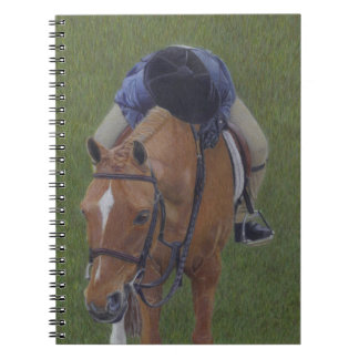 Caderno Espiral Cavaleiro e pônei equestres novos