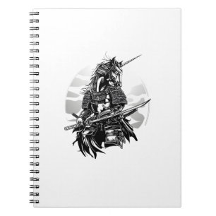 Caderno Espiral Cavaleiro Samurai Unicórnio (1)
