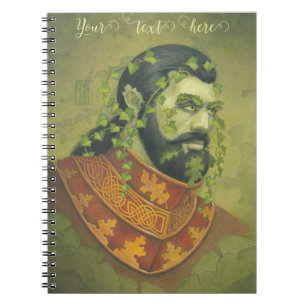 Caderno Espiral Cavaleiro Verde