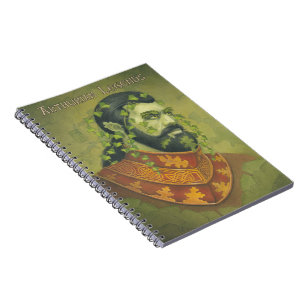 Caderno Espiral Cavaleiro Verde