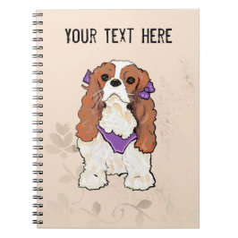 Caderno Espiral Cavalier King Charles Spaniel
