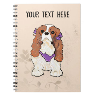 Caderno Espiral Cavalier King Charles Spaniel