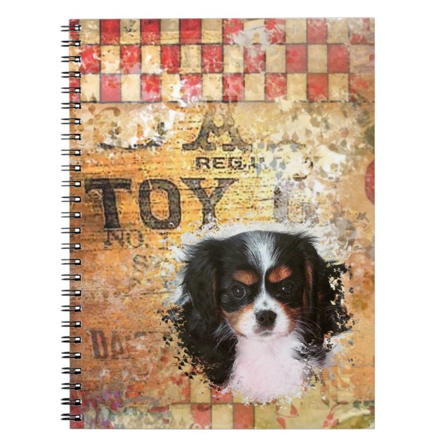 Caderno Espiral Cavalier King Charles Spaniel (Frente)