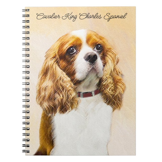 Caderno Espiral Cavalier King Charles Spaniel Original (Frente)