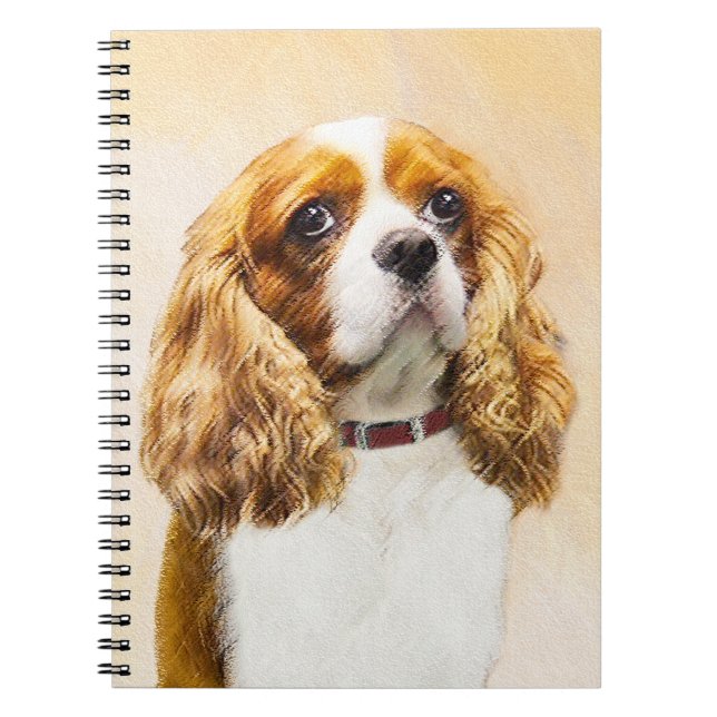 Caderno Espiral Cavalier King Charles Spaniel Original (Frente)