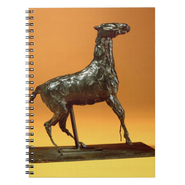 Caderno Espiral Cavalo Caracoling (bronze) (Frente)