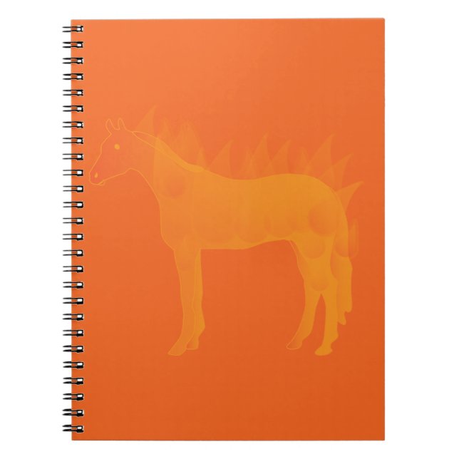 Caderno Espiral Cavalo de Fogo (Frente)