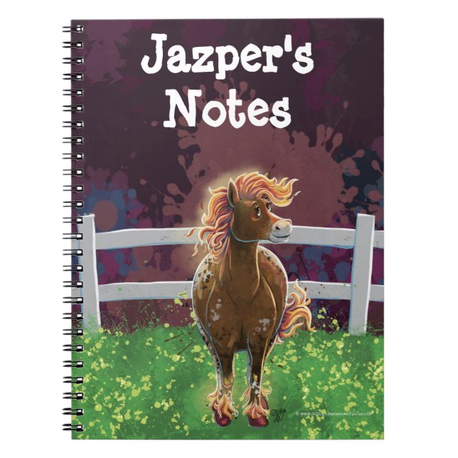 Caderno Espiral Cavalo de Fogo (Frente)