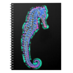 Caderno Espiral Cavalo de mar elétrico