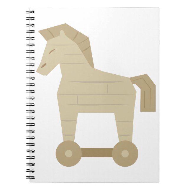 Caderno Espiral Cavalo de Troia (Frente)