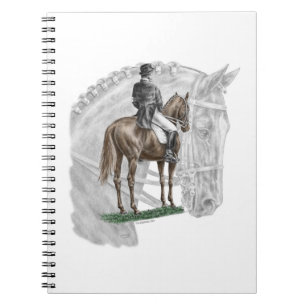 Caderno Espiral Cavalo do adestramento da saudação da X-Parada