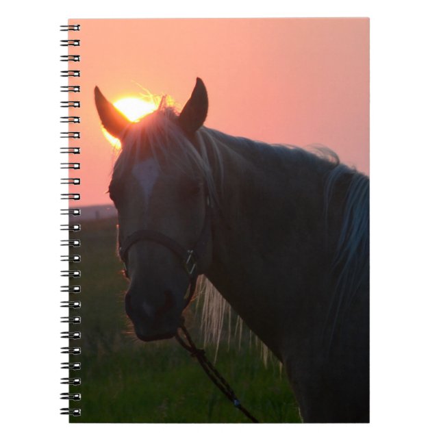 Caderno Espiral Cavalo do nascer do sol (Frente)
