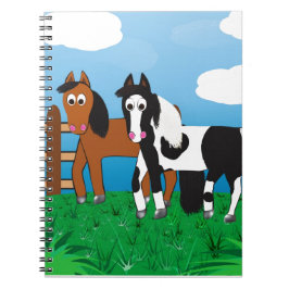Caderno Espiral Cavalo dos desenhos animados