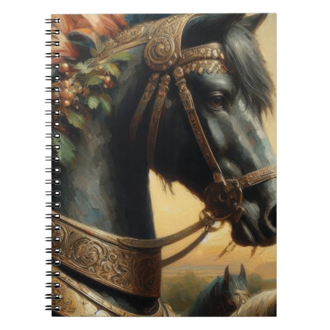 Caderno Espiral cavalo dragão  (Frente)