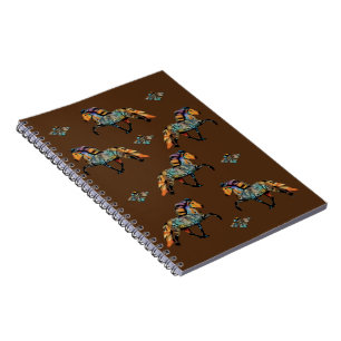 Caderno Espiral Cavalo Islandês Pop Art