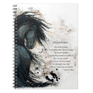 Caderno Espiral Cavalo Majestoso por Bihrle 6,5 x notebook de 8,75
