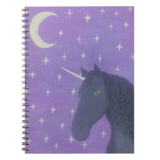 Caderno Espiral Cavalo-marinho Preto