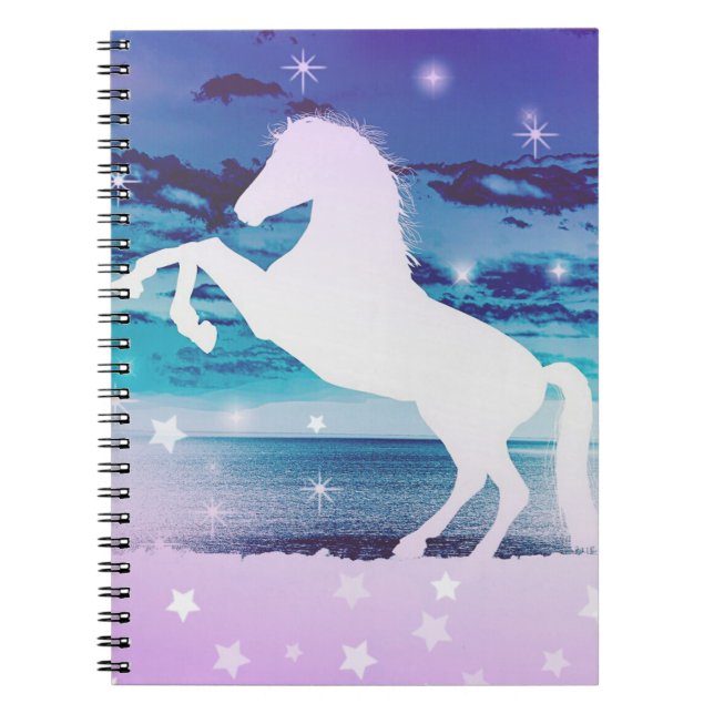 Caderno Espiral Cavalo Místico (Frente)