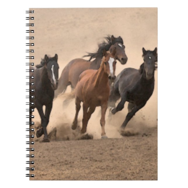 Caderno Espiral Cavalo na queda II (Frente)