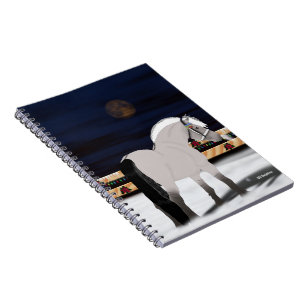 Caderno Espiral Cavalo norueguês bonito do fiorde