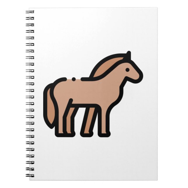 Caderno Espiral Cavalo Pequeno (Frente)