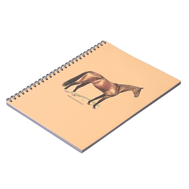 Caderno Espiral Cavalo puro (Left Side)